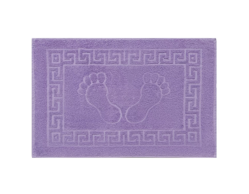 Полотенце-коврик махровое для ног ARTLASPLUS 50х70 см сиреневый