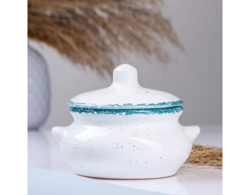 Горшок для жаркого борисовская керамика лакомка варадеро 13х9,5см 450 мл