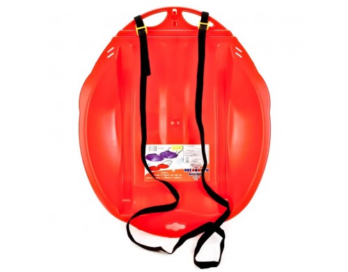 Ледянка Пингвин Весёлый паровозик с ремнём - красный 8081-RT