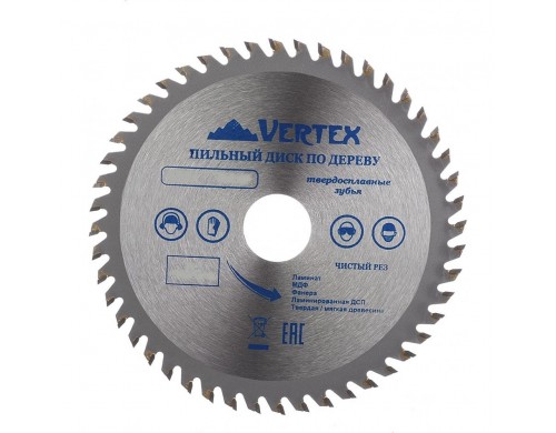 Диск пильный по дереву (200х32-30 мм; 56 зубов) Vertextools 200-56-32