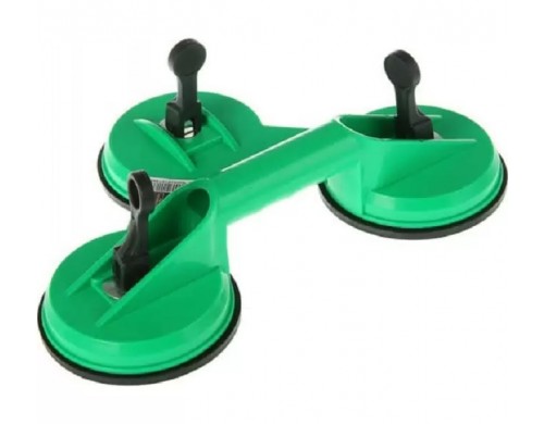 Стеклодомкрат тройной ТУНДРА, пластиковый, 125 мм, до 80 кг