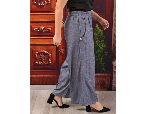 Брюки женские DARKWIN DARK9836 синие 64-66 RU