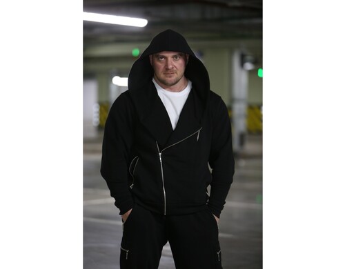 Толстовка мужская INFERNO style Т-002-000 черная 2XL