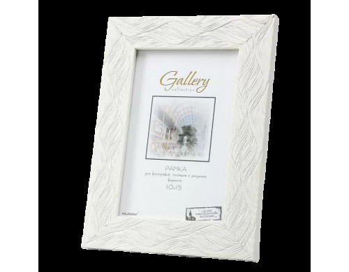 Фоторамка пластик Gallery 10х15 см, 651668 бежевый (пластиковый экран)