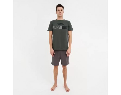 Комплект домашний мужской KAFTAN 000601660 зеленый 48 RU