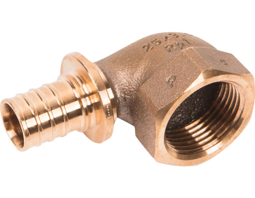 Угольник Rehau RX plus 25 мм x 1" внутренняя резьба, бронза 456357