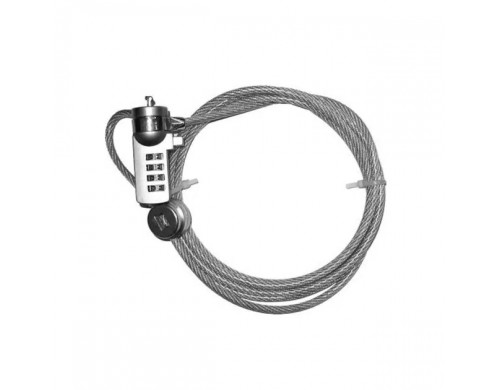Трос безопасности Continent для защиты ноутбуков с кодовым замком Cable Lock NCL-102