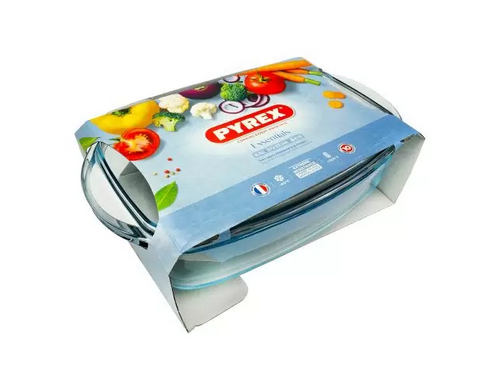 Утятница Pyrex essentials прямоугольная стекло 20 см 6,5 л