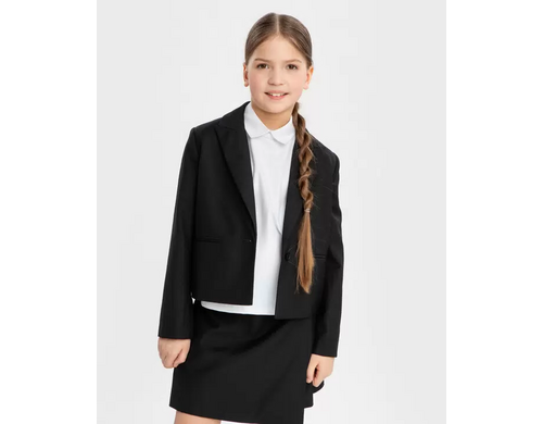 Пиджак детский Button Blue 224BBGS48010800, черный, 122