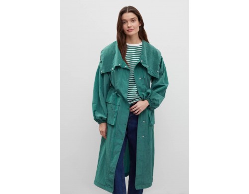 Плащ женский Finn Flare FBD11058 зеленый L