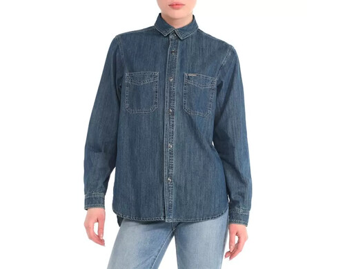 Джинсовая куртка женская Maison David XS-038-1 синяя L