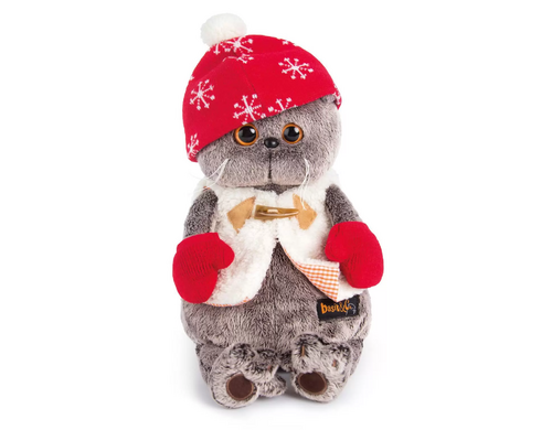 Мягкая игрушка Budi Basa Basik&Co Басик в варежках 25см Ks25-028