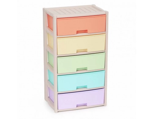 Комод Альтернатива Колорит 5-х секционный цветной
