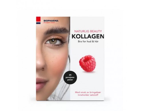 Коллаген Biopharma Naturlig Kollagen с витамином С и биотином пакеты 25 шт.