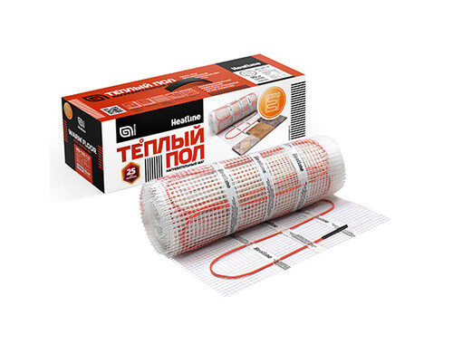 Двухжильный нагревательный мат Heatline MS-2250-15,0 м.кв.