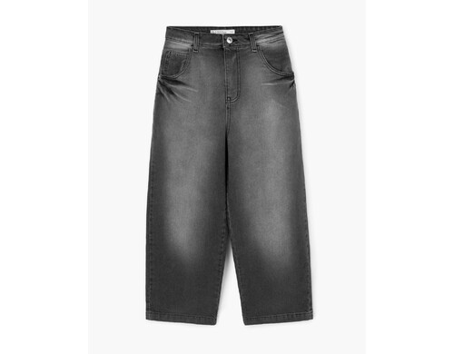 Джинсы для девочки Gloria Jeans GJN031961 серый /серый-лайт айс/ 13-14л/164