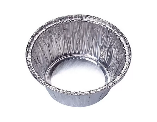 Форма из алюминиевой фольги одноразовая круглая 8х3,7 см Lamina Mallony