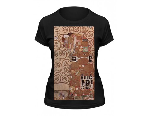 Футболка мужская Printio Свершение (густав климт) черная 2XL