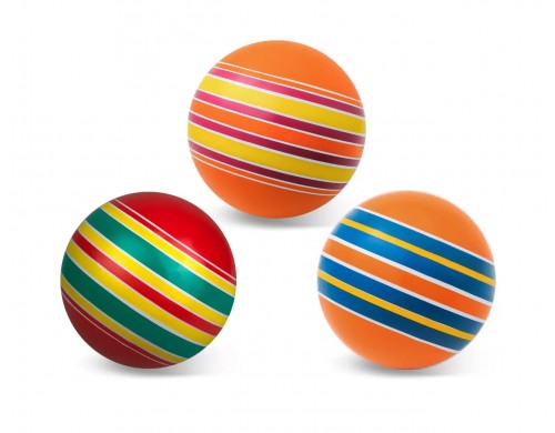 Мяч детский Мячи Чебоксары Серия Полосатики 10 см, в ассортименте