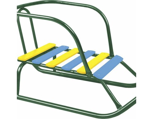 Детские санки Nika Ветерок 5+, зеленый