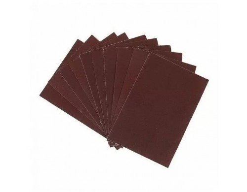 Шлифовальная шкурка БАЗ на тканевой основе листовой набор 170*240 12-H - 10 шт.