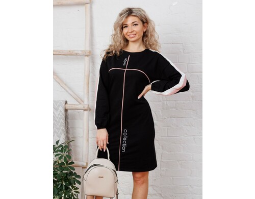 Платье женское TOPLES 23052 черное 50 RU