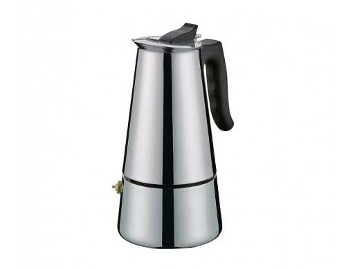 Кофеварка гейзерная "Adriana" от немецкого бренда Cilio на 6 чашек, сталь 341324