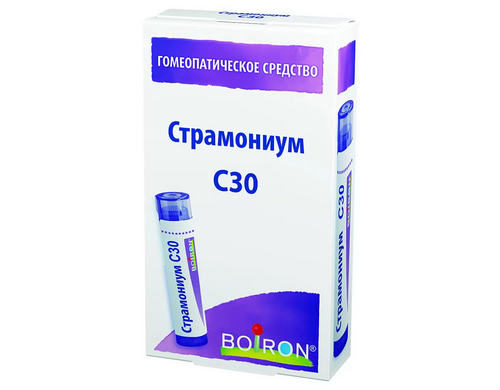 Страмониум C30 гранулы гомеопатические 4 г