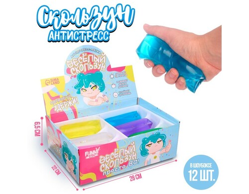 Мялка- скользун "Попробуй удержи" (12 шт)
