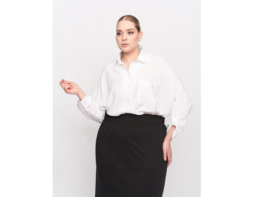 Рубашка женская ARTESSA BL28204WHT02 белая 60-62 RU