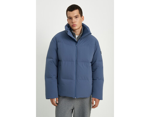 Пуховик мужской Finn Flare FWE21028 синий S