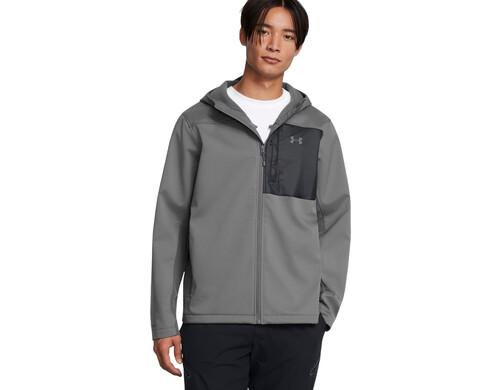 Ветровка мужская Under Armour SHIELD HOODED JACKET серая XL