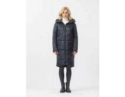 Пальто женское Avi А-16006-42 синее 38 EU