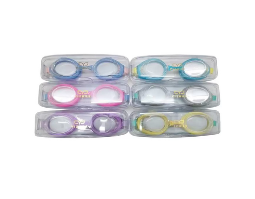 очки для плавания детские в ассорт. цвета 6 видов.
