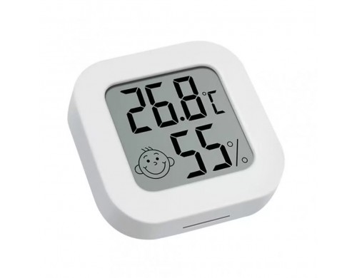 Мини термометр-гигрометр со смайликом 2emarket (4555.1)