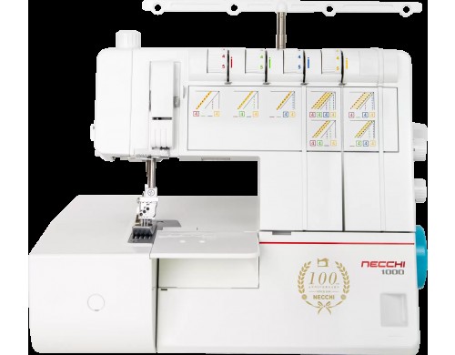Распошивальная машина Necchi 1000 белая, голубая