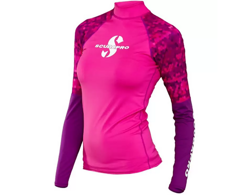 Футболка Scubapro Flamingo UPF50 с длинным рукавом женская размер 40 M