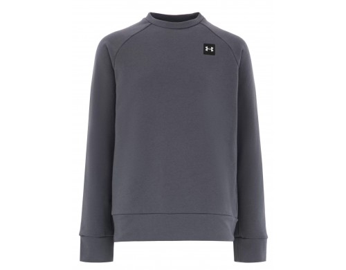 Джемпер детский Under Armour Rival Fleece Crew, серый, 128