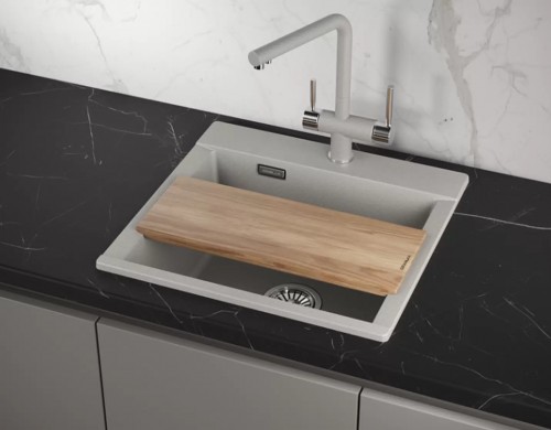 Кухонная мойка Granula черный кварц ESTETICA ES-5201