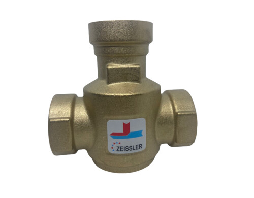 Клапан трехходовой термостатический нар. резьба 1 1/4" 60 градусов ZEISSLER ZSm.411.016007