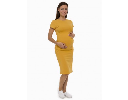 Платье для беременных женское Lunarable kelb012_ коричневое L