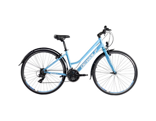 Велосипед Dewolf Asphalt 10 W 2022 16" chameleon sky blue/white/blue