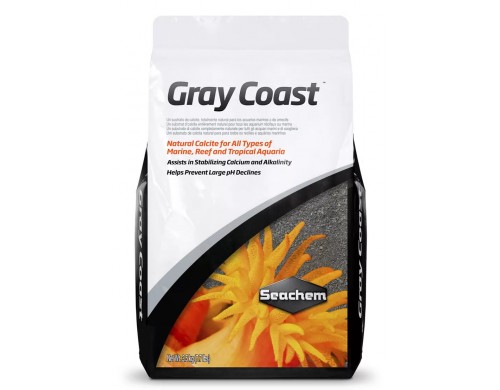 Грунт для аквариума Seachem кальцит, Gray Coast, 10 кг