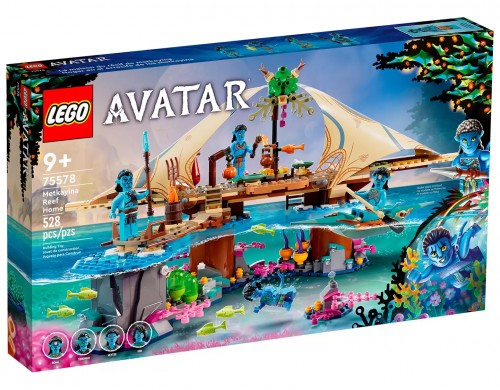 Конструктор LEGO Avatar Дом Меткайина на Рифе, 528 деталей, 75578