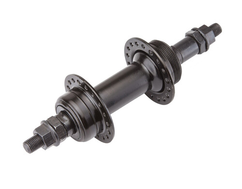 Втулка задняя Hangzhou MY-319R 36H, гайки под трещ. 5-7 ск. стальн. чёрн./130284