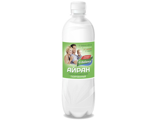 Напиток кисломолочный Айран G-balance газированный, 1%, 500 мл