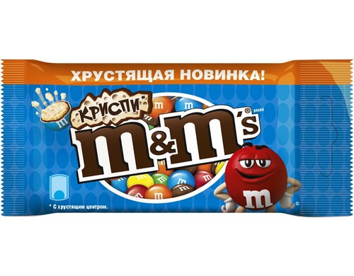 Драже m&m's криспи с молочным шоколадом х 192 шт