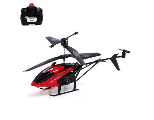 Вертолёт радиоуправляемый «Воздушный король», работает от аккумулятора, цвет красный
