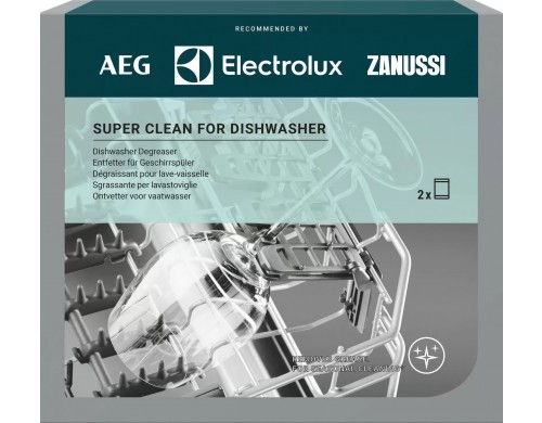 Средство обезжиривающее Electrolux Super Clean для посудомоечных машин 2 пакетика по 50 г