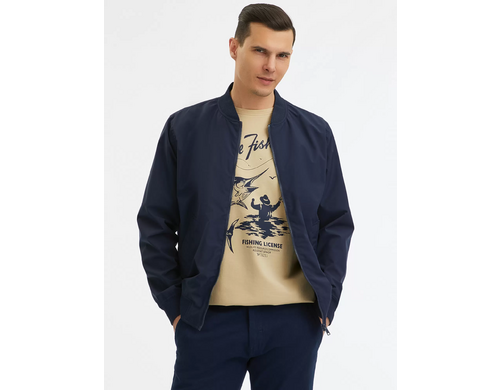 Бомбер мужской oodji 1L611000M синий XXL